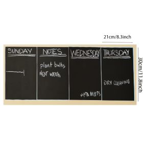 4pcs Self-adhesivee Waterproof Blackboard Wall Stickers Painting Writing Teaching Blackboard Stickers For Teaching Office 8.3inch*11.8inch