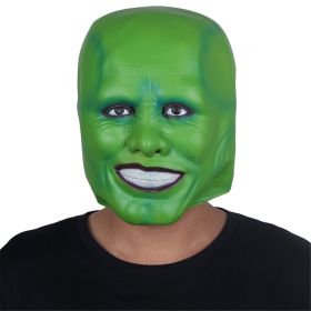 ¬¥The Mask¬¥ Funny Green Latex Mask Jim Carrey Movie Cosplay Headgear Halloween Superhero Fancy Dress Clothing Accessories