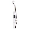 [Do Not Sell on Amazon]Glarry GV102 4/4 Solid Wood EQ Violin Case Bow Violin Strings Shoulder Rest Electronic Tuner Connecting Wire Cloth White