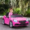 Aosom Mercedes SLC 300 Licensed Kids Electric Car with Remote Control, 12V Battery Powered Kids Ride on Car with Music, Lights, Suspension for 3-6 Yea