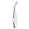 [Do Not Sell on Amazon]Glarry GV102 4/4 Solid Wood EQ Violin Case Bow Violin Strings Shoulder Rest Electronic Tuner Connecting Wire Cloth White