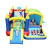 7 in 1 Inflatable Bounce House, Bouncy House with Ball Pit for Kids Indoor Outdoor Party Family Fun, Obstacles, Toddler Jump Bouncy Castle with Ball P