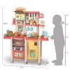 Kids Kitchen Playset Toys - Pink
