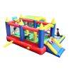 7 in 1 Inflatable Bounce House, Bouncy House with Ball Pit for Kids Indoor Outdoor Party Family Fun, Obstacles, Toddler Jump Bouncy Castle with Ball P