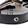 [Do Not Sell on Amazon]Glarry GV102 4/4 Solid Wood EQ Violin Case Bow Violin Strings Shoulder Rest Electronic Tuner Connecting Wire Cloth Black