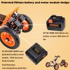 Modular design High-strength material electric innovation kart, more than 20 kinds of assembly methods, suitable for outdoor sports, parent-child inte