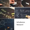 4pcs Self-adhesivee Waterproof Blackboard Wall Stickers Painting Writing Teaching Blackboard Stickers For Teaching Office 8.3inch*11.8inch