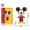 Disney Cartoon Mickey Mouse Building Block Puzzle Insert Small Particle Toy DIY Science And Education Assembly Toy Gift