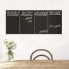 4pcs Self-adhesivee Waterproof Blackboard Wall Stickers Painting Writing Teaching Blackboard Stickers For Teaching Office 8.3inch*11.8inch