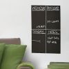 4pcs Self-adhesivee Waterproof Blackboard Wall Stickers Painting Writing Teaching Blackboard Stickers For Teaching Office 8.3inch*11.8inch