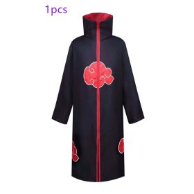 Naruto Cosplay Costume Props Ring; Gloves Red Cloud Robe Cloak Kimono Akatsuki Headband Kunai Suit Adult Child Cos Gift (Color: K, size: XXL)