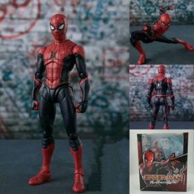 Marvel Revoltech Anime Toy Carnage Deadpool Spider-Man Gwen Stacy Venom Wolverine Magneto Captain America Action Figure Toy (Color: yuanzheng)