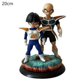 New Dragon Ball Super Vegeta Goku Figure Ornaments White Hole Kelin Gohan Doll Tianjin Rice Four Demon Fist Figures Model Toys (Color: 20cm, size: With box)