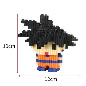 One Piece Miniature Small Particle Building Blocks Assembled Toys Creative Luffy Joe Ba Sorong Jigsaw Toys (Color: 6009, size: With box)