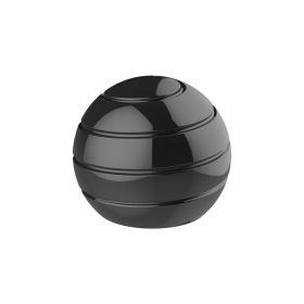 Desk Ball Spinner Optical Illusion Fidget Spinning Top Ball Stress Relief Toy Metal Juguete Para Aliviar El Estr√©s –∞–Ω—Ç–∏—Å—Ç—Ä–µ—Å—Å (Color: 45MM Black)