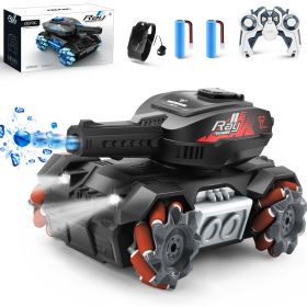4DRC Y1 RC Crawler Scale Water Bullet Shooting Remote Control Cars,Kids 4WD Battle Stunt Car,All Terrain RC Truck with 360¬∞Rotating,Toy Gift for Boys (colour: red)