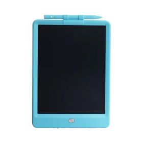 Children's Drawing Board LCD Drawing Tablet Learning Cartoon Painting Board Erasable Educational Handwriting Boards Educational Travel Toys (Color: Blue)