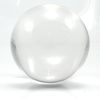 Clear Acrylic Contact Juggling Ball 4" - 100mm Great for Beginners, isolations, Body Rolls and Head balances