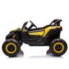 12V Ride On Car with Remote Control,UTV ride on for kid,3-Point Safety Harness, Music Player (USB Port/Volume Knob/Battery Indicator), LED Lights, Hig