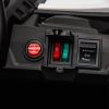 12V Ride On Car with Remote Control,UTV ride on for kid,3-Point Safety Harness, Music Player (USB Port/Volume Knob/Battery Indicator), LED Lights, Hig