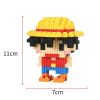One Piece Miniature Small Particle Building Blocks Assembled Toys Creative Luffy Joe Ba Sorong Jigsaw Toys