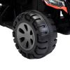 Kids Ride-on ATV, 6V Battery Powered Electric Quad Car with Music, LED Lights and Spray Device, 4 Wheeled Ride-on Toy for Toddlers Age 3-5, Black