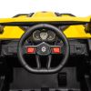 12V Ride On Car with Remote Control,UTV ride on for kid,3-Point Safety Harness, Music Player (USB Port/Volume Knob/Battery Indicator), LED Lights, Hig