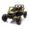 12V Ride On Car with Remote Control,UTV ride on for kid,3-Point Safety Harness, Music Player (USB Port/Volume Knob/Battery Indicator), LED Lights, Hig