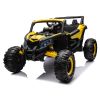 12V Ride On Car with Remote Control,UTV ride on for kid,3-Point Safety Harness, Music Player (USB Port/Volume Knob/Battery Indicator), LED Lights, Hig