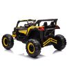12V Ride On Car with Remote Control,UTV ride on for kid,3-Point Safety Harness, Music Player (USB Port/Volume Knob/Battery Indicator), LED Lights, Hig