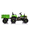 Ride on Tractor with Trailer,24V Battery Powered Electric Tractor Toy, 200w*2motor 1.86-4.97MPH/Remote Control,electric car for kids,Three speed adjus